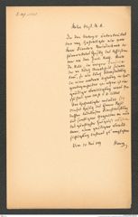 k.k. naturhistorisches Hofmuseum, Intendanzakten 1885-1896 (Hauer), Aktenzahl Z.347.a/1889, Seite 1